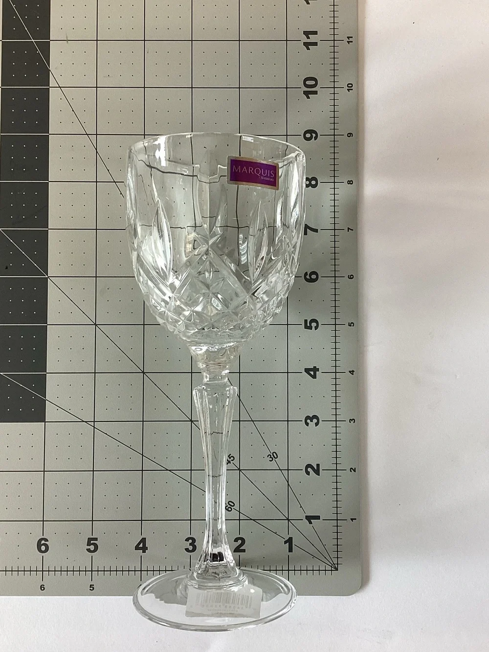 MARQUIS by WATERFORD CRYSTAL Italy Set of 3 Brookside Wine Glasses